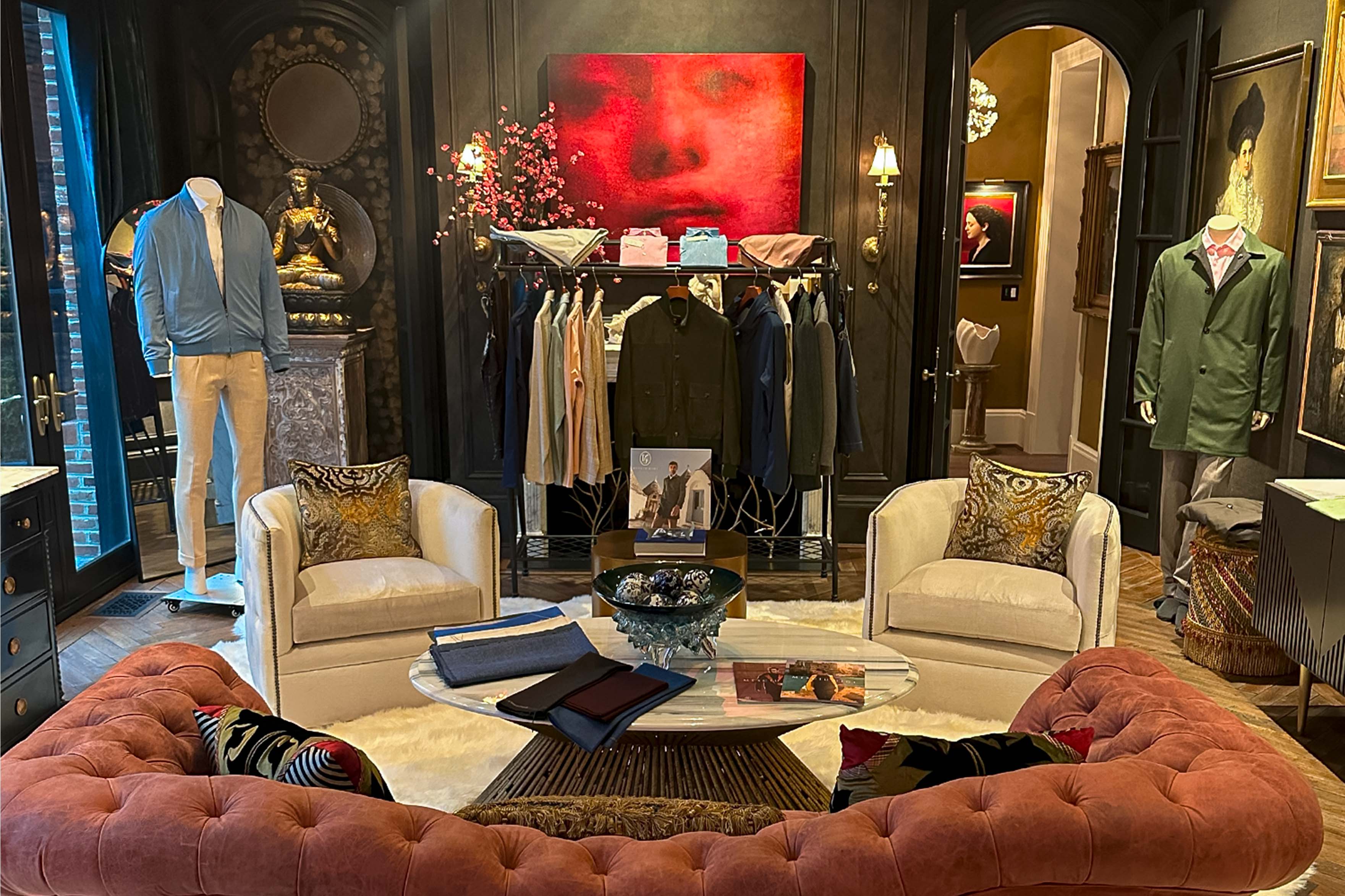 Exhibition of Mesciu Gigi clothes at the event