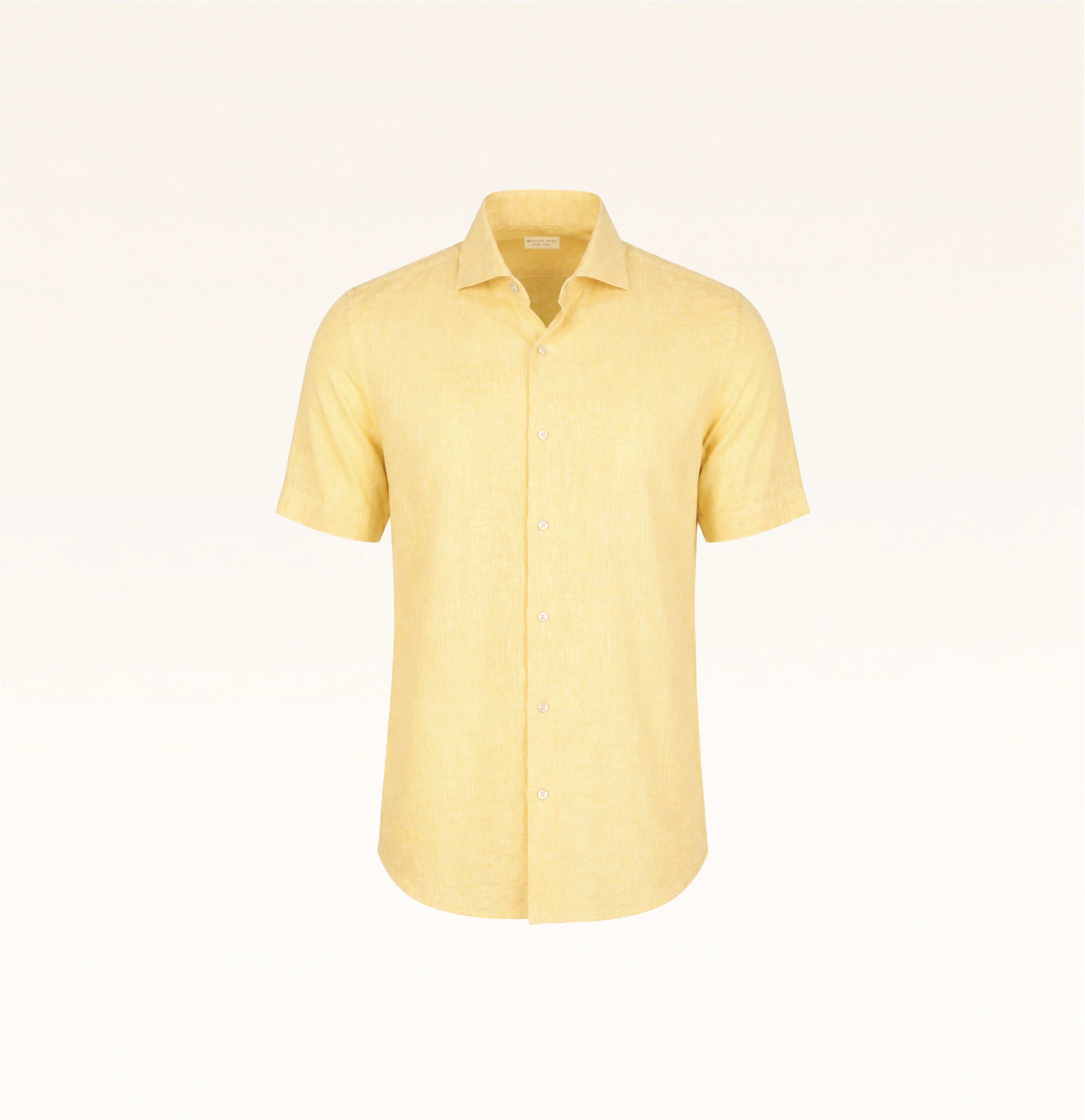 mens yellow short sleeve dress shirt GceSteap Men's Button Down Short Sleeve Casual Shirts Elastic Wrinkle Free Business Shirt for Summer Casual Top Yellow M