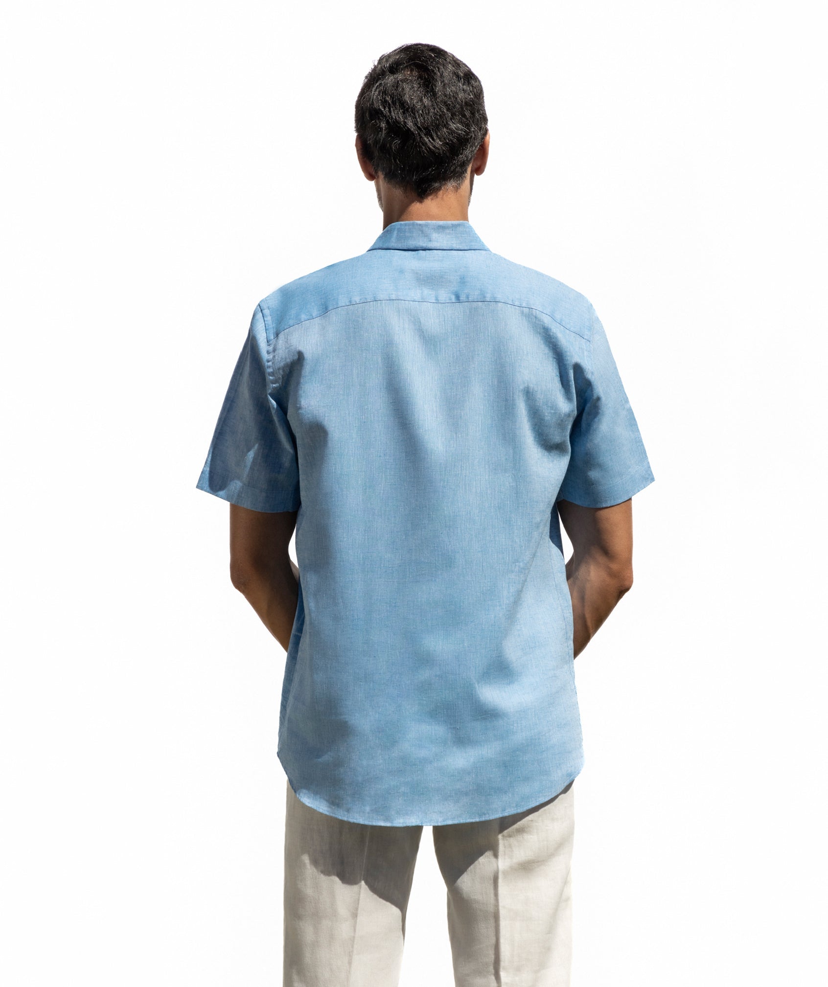 Pianosa Shirt - Azure - Mesciu Gigi
