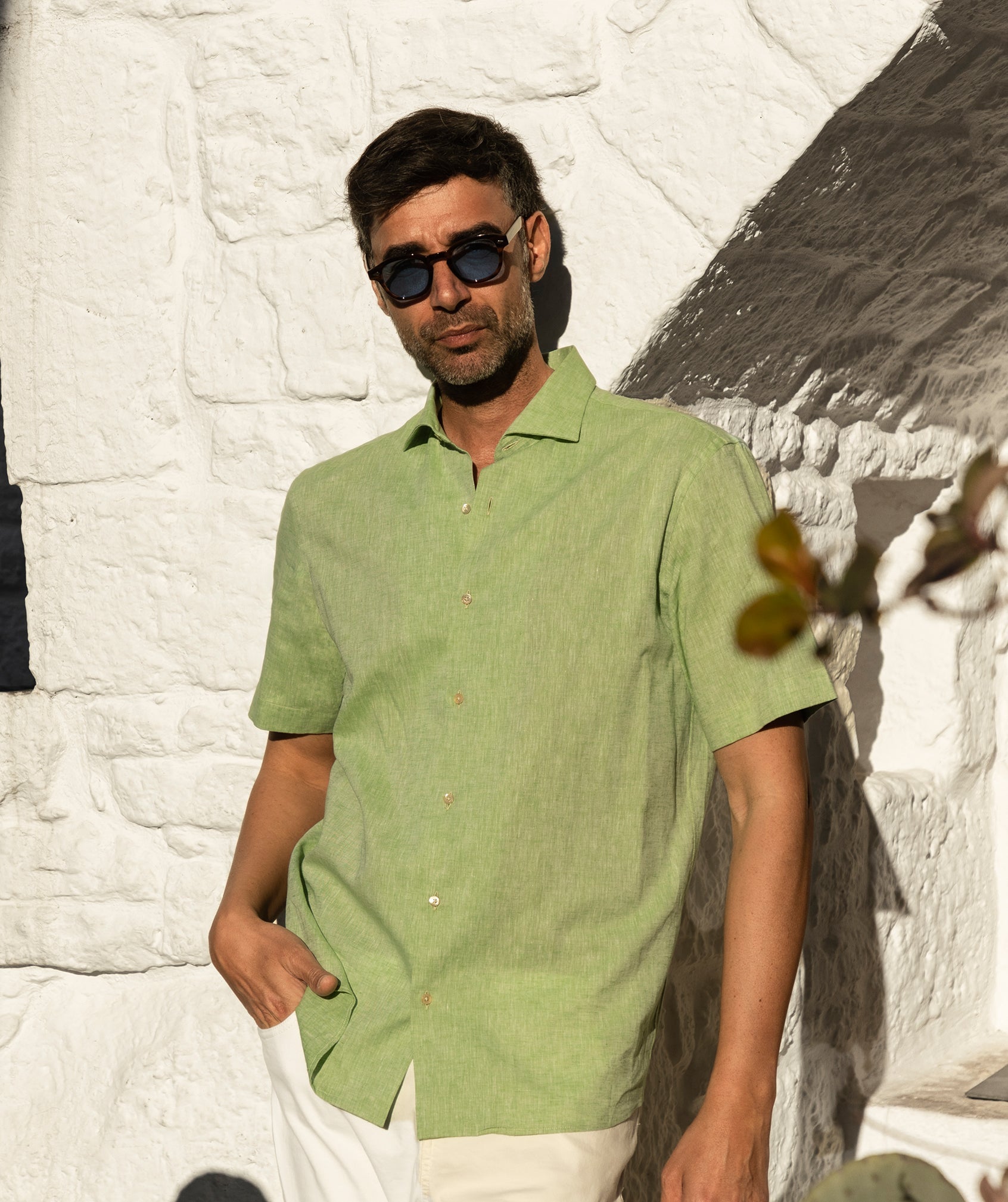 Pianosa Shirt - Sea Glass - Mesciu Gigi