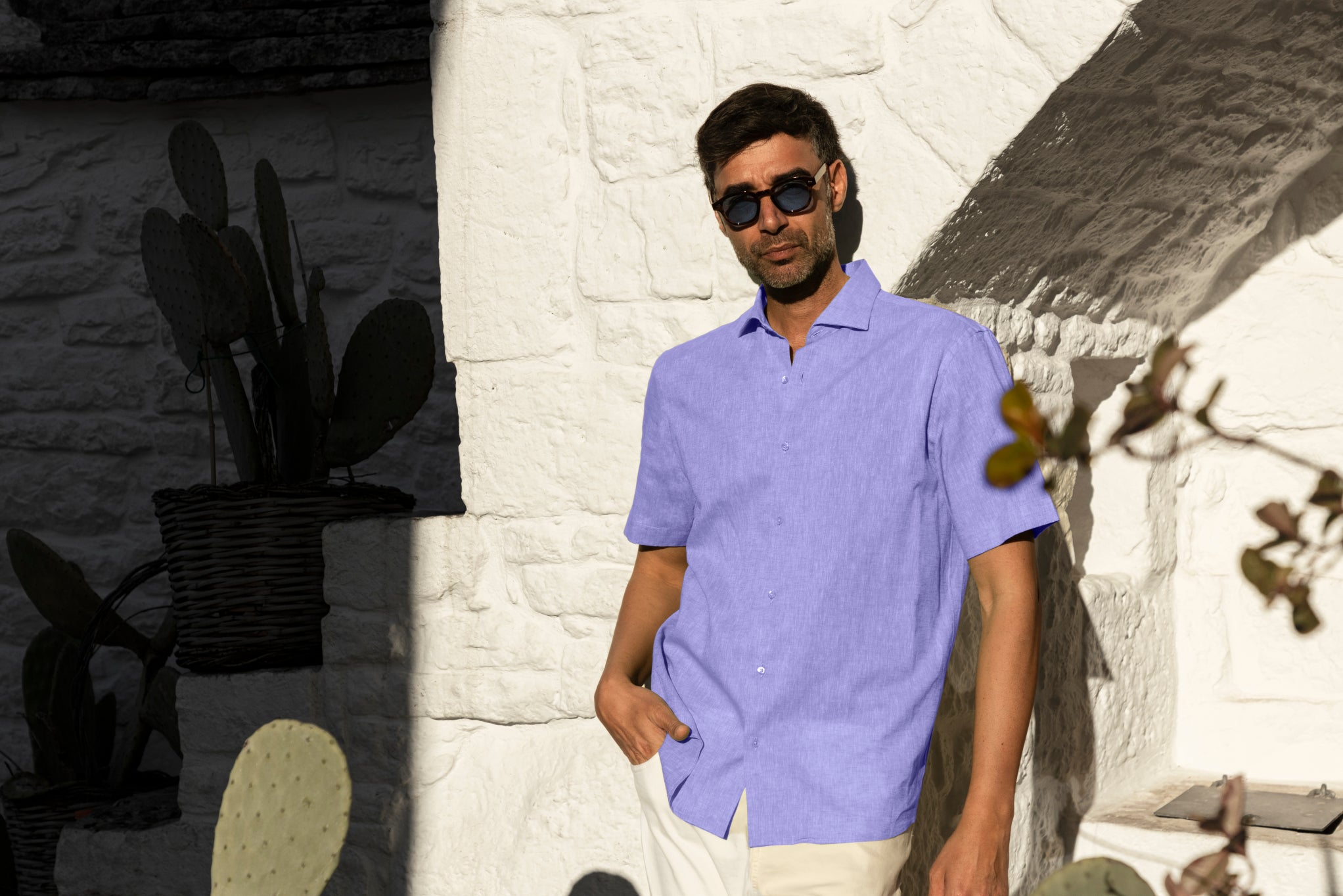 Pianosa Shirt - Wisteria - Mesciu Gigi