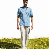 Pianosa Shirt - Azure - Mesciu Gigi